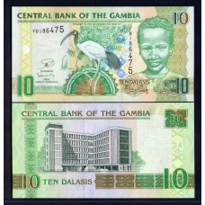 Гамбия 10 даласи  2013г.